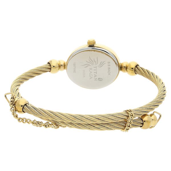 Titan Raga White Dial Analog Stainless Steel Strap watch for Women - image number 3