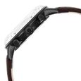 Titan Light Leathers Quartz Multifunction Black Dial Leather Strap Watch for Men - image number 4
