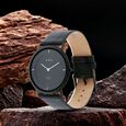 Titan Edge Black Dial Quartz Leather Strap Watch for Men - image number 6