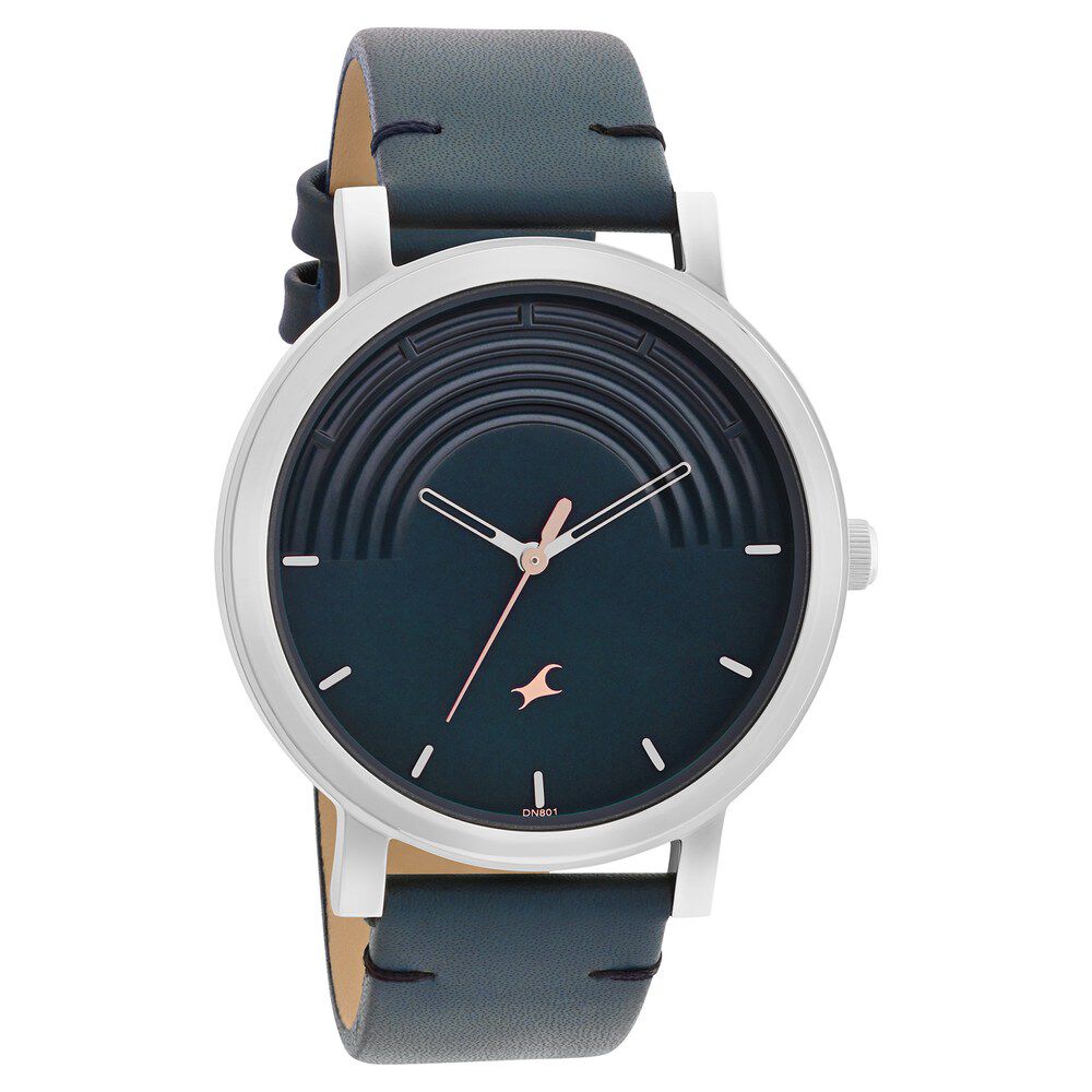 Buy Online Fastrack Crush Quartz Analog Black Dial Leather Strap Watch for Guys 3299sl01 Titan