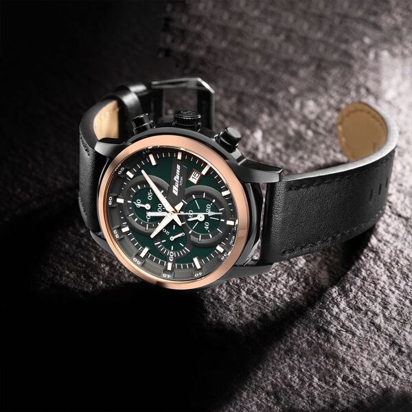 Titan Octane Silver Dial Chronograph Watch for Men - image number 0