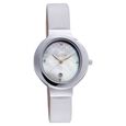 Xylys Swiss Analog with Date White Leather Strap and Mother of Pearl Dial Watch For Women - image number 0