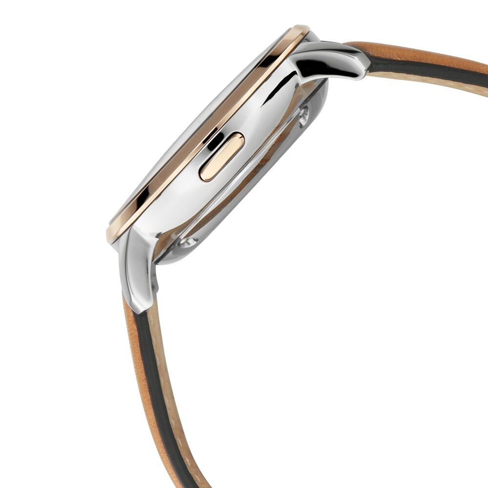 Titan connected white top dial smart watch
