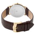 Titan Nebula Vintage 18k Gold Analog Leather Strap Watch For Men - image number 4