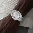 Titan Quartz Analog with Date White Dial Stainless Steel Strap Watch for Men - image number 4