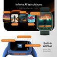 Fastrack Navstar Smartwatch 1.85" inch AMOLED Display, AI Chat, AI Watchface, Offline Voice Commands, Functional Crown - image number 4