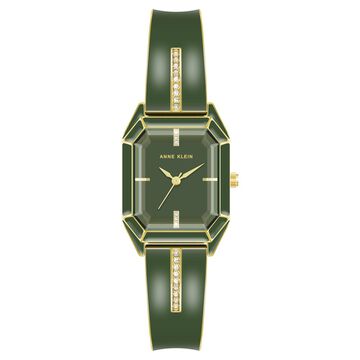 Anne Klein Quartz Analog Green Dial Stainless Steel Strap Watch for Women