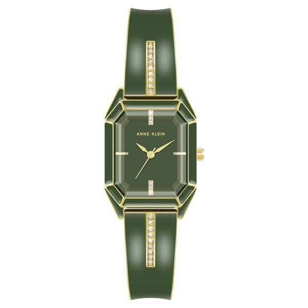 Anne Klein Quartz Analog Green Dial Stainless Steel Strap Watch for Women - image number 0