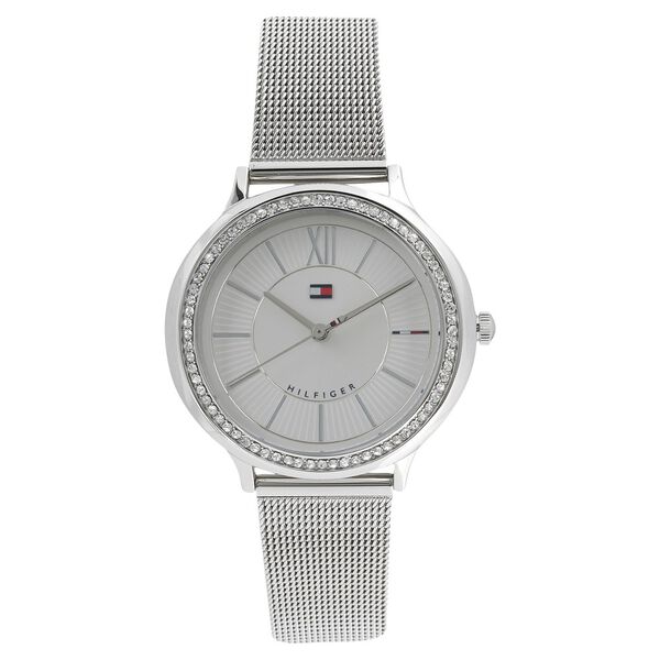 Tommy Hilfiger Quartz Analog White Dial Stainless Steel Strap Watch for Women - image number 0
