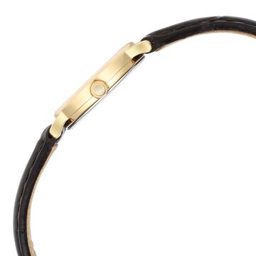 Titan Nebula Vintage 18k Gold Analog with Diamond Studded Indices Watch for Women