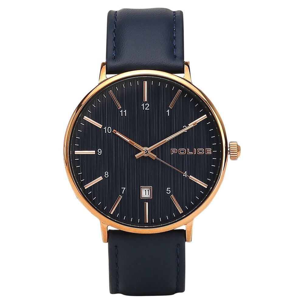 Police Analog Blue Dial Watch for Men