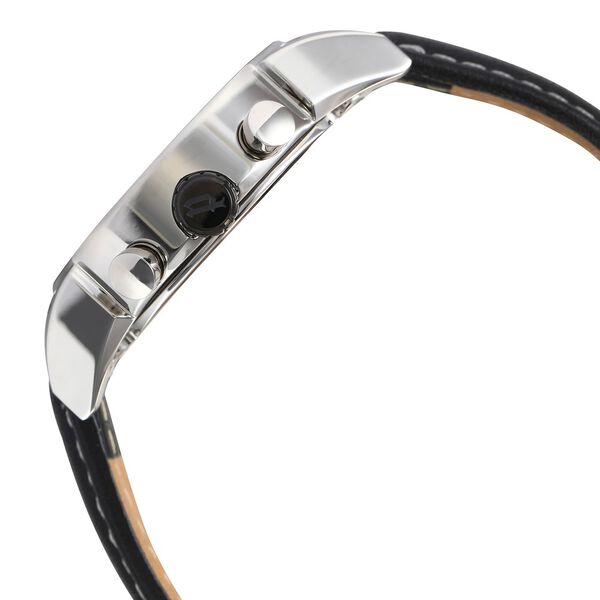 Police Quartz Multifunction Silver Dial Leather Strap Watch for Men - image number 3