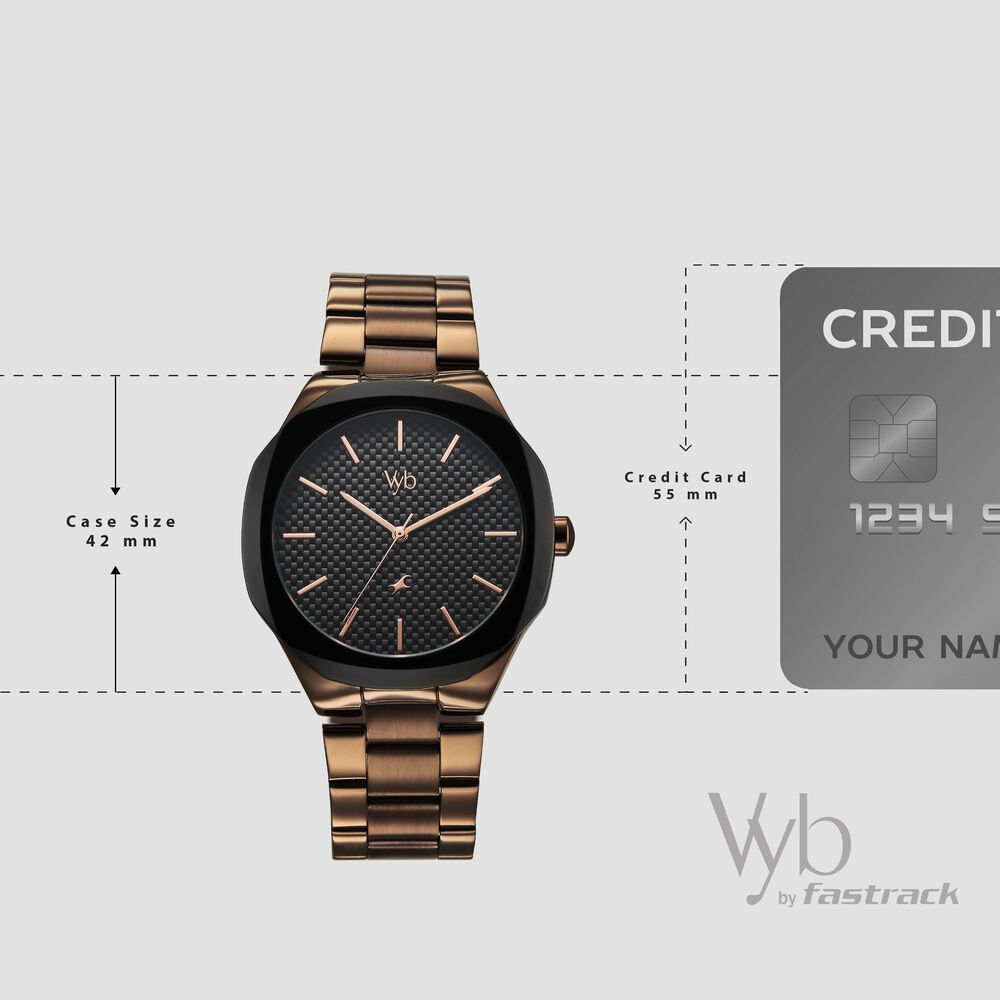 Buy Online Vyb Challenger By Fastrack Quartz Analog Black Dial