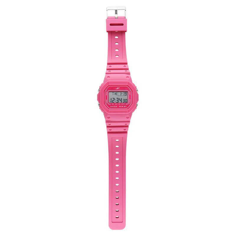 SF Hexa Digital Dial Women Watch With Polyurethane Strap - image number 3