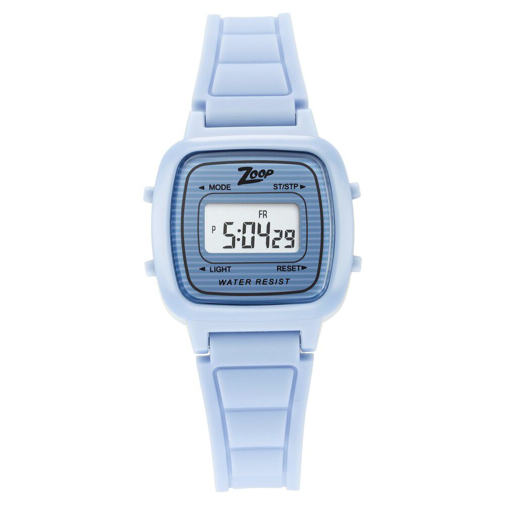 Digital shop blue watch