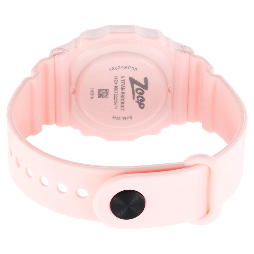 Zoop By Titan Digital Black Dial Plastic Strap Watch for Kids