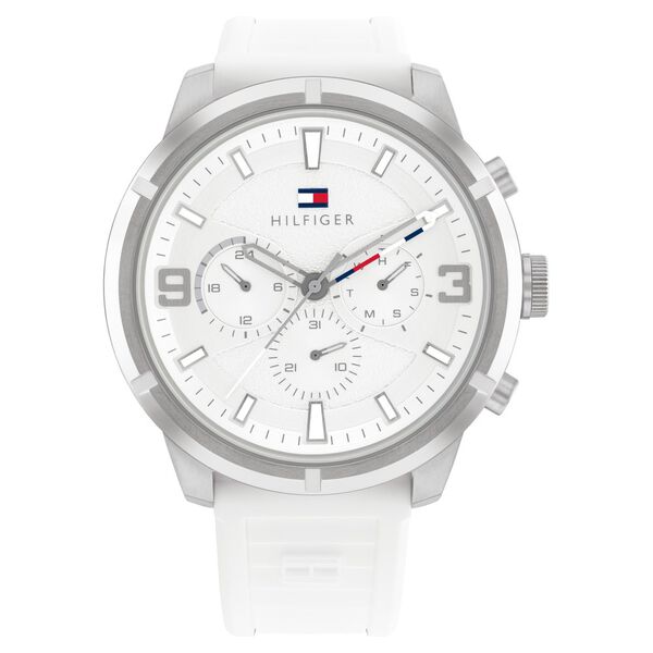 Tommy Hilfiger Silver Dial Quartz Analog with Date Watch for Men - image number 0