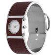 Titan Quartz Analog Silver Dial Leather Strap Watch for Women - image number 1