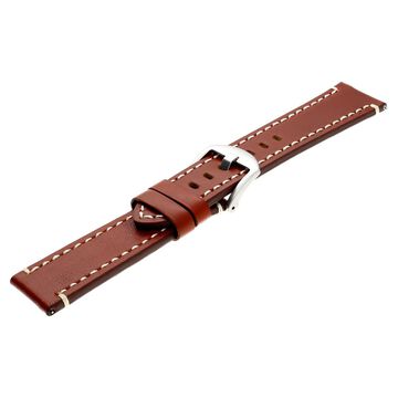 24 mm Tan Genuine Leather Straps for Men