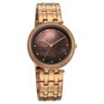 Titan Raga DEC Blaze Quartz Analog Brown Mother Of Pearl Dial Rose Gold Metal Strap Watch For Women - image number 1