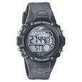 SF Digital Dial Black PU Strap Watch for Men