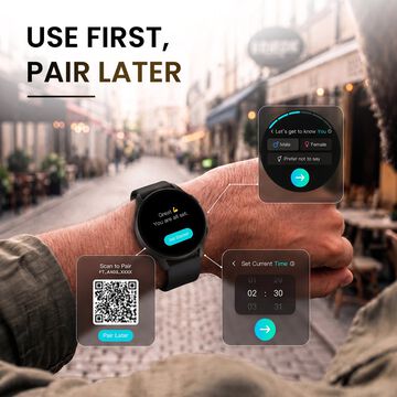 Fastrack Smart Revoltt XR1 Pro Smartwatch with 3.63 cm AMOLED Display BT Calling & Health Tracking
