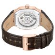 Kenneth Cole Automatic Silver Dial Brown Leather Strap Watch For Men - image number 4