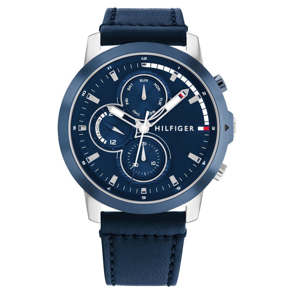 Tommy hilfiger analog top blue dial men's watch