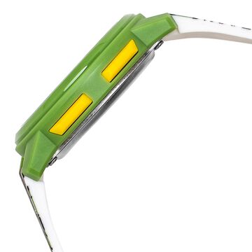 Zoop Looney Tunes Digital Watch with Green Case and Green Multi Color Strap for Boys Girls Kids, from House of Titan