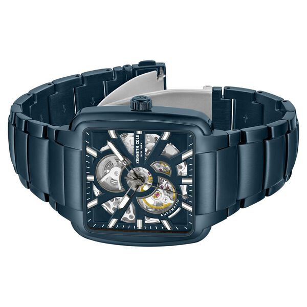 Kenneth Cole Automatic Blue Dial With Blue Stainless Steel Strap Watch For Men - image number 2
