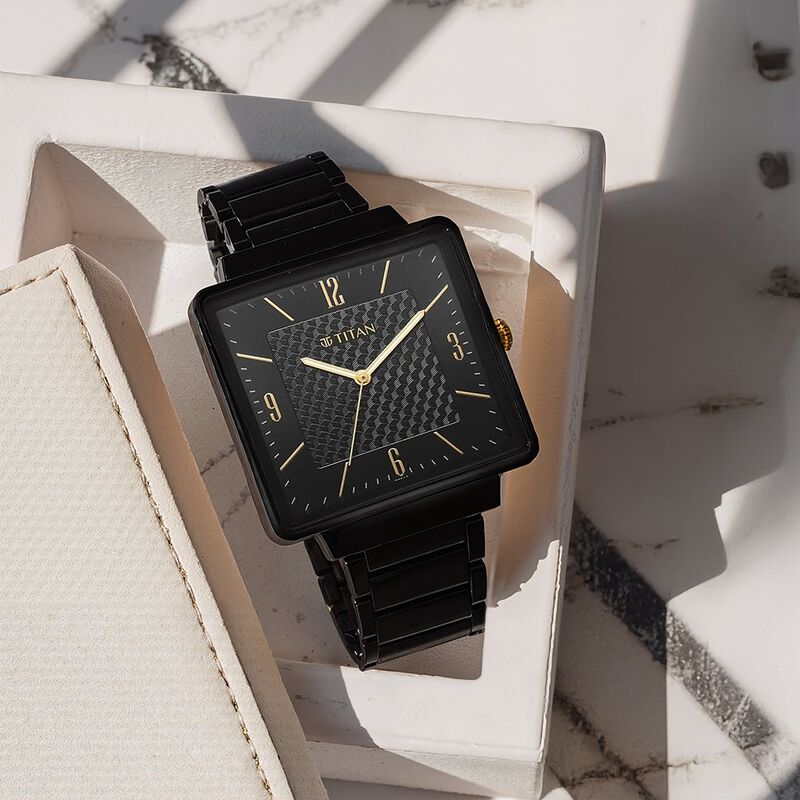 Titan Karishma Black Dial Watch for Men
