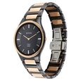Titan Edge Ceramic Quartz in Midnight Gold with Diamonds and Black Dial Watch for Men - image number 3