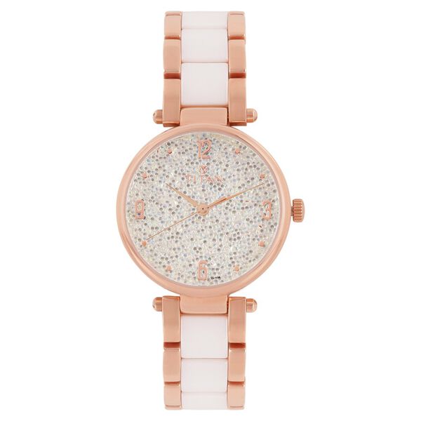 Titan Ceramics White Dial Analog Stainless Steel and Ceramic Strap watch for Women - image number 1