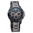 Titan Ceramics Black Dial Chronograph Stainless Steel and Ceramic Strap watch for Men