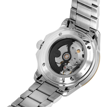 Titan Signature Atrium Offset Seconds Open Heart Automatic