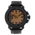 Fastrack Quartz Analog Green Dial Leather Strap Watch for Guys