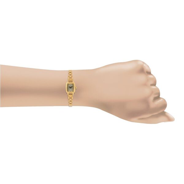 Titan Quartz Analog Champagne Dial Stainless Steel Strap Watch for Women - image number 3