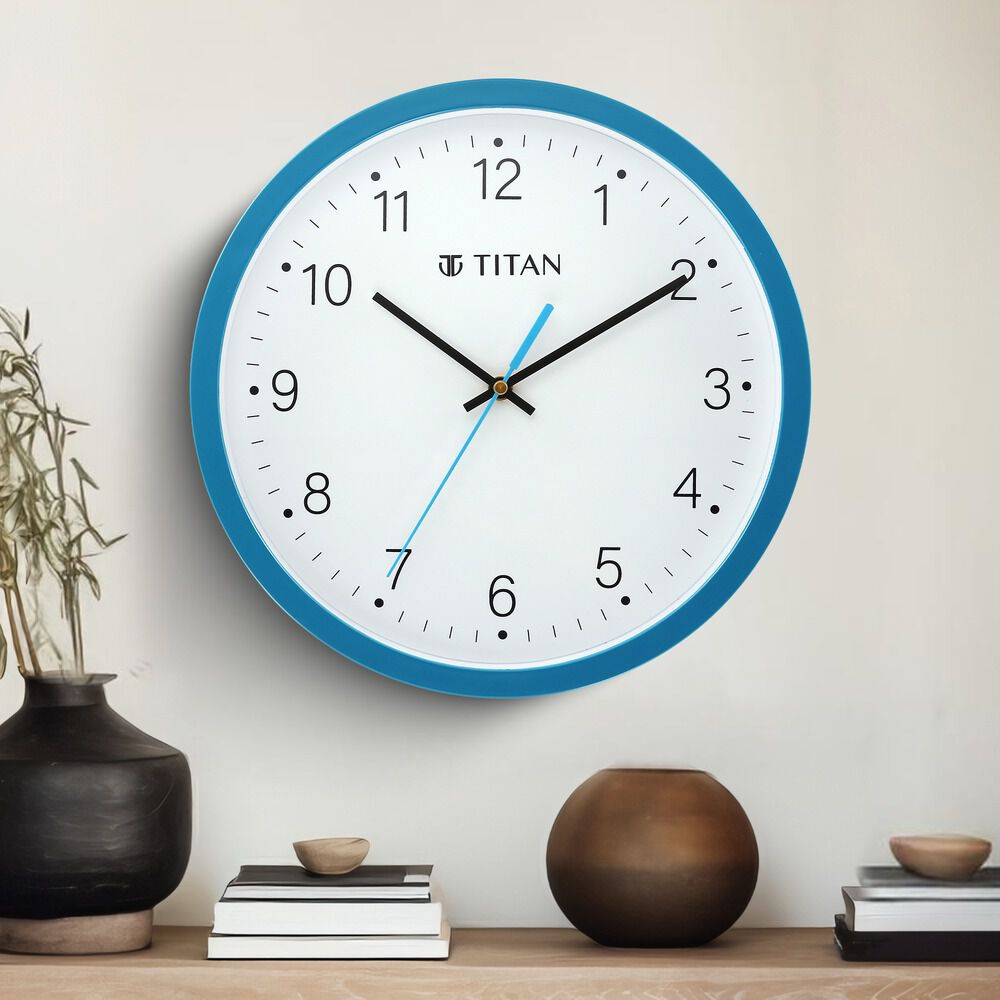 GLAY TERU GENTEN CLOCK 時計　新品 Buy Online Titan Classic Quartz Analog Blue Dial Wall Clock With