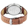 Buy Online Fastrack Stunners Quartz Analog Blue Dial Brown Leather ...