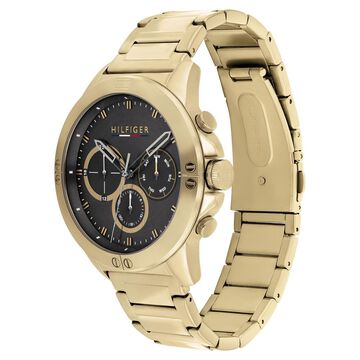 Tommy Hilfiger Quartz Multifunction Grey Dial Stainless Steel Strap Watch for Men