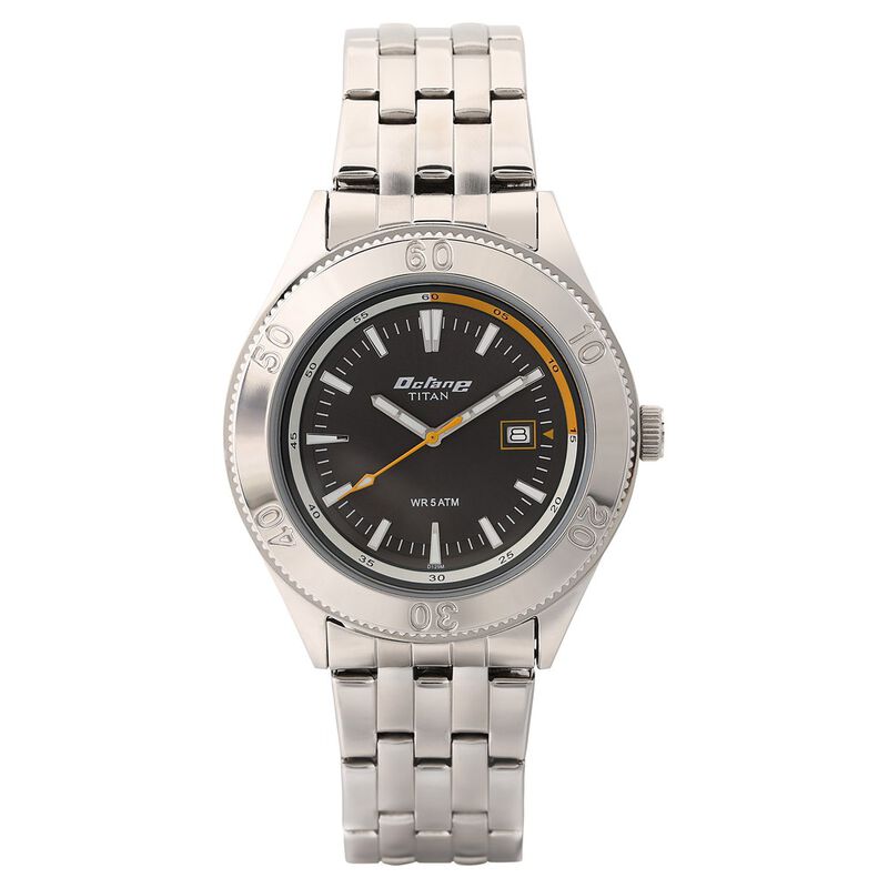 Titan Octane Grey Dial Analog with Date Stainless Steel Strap watch for Men - image number 1