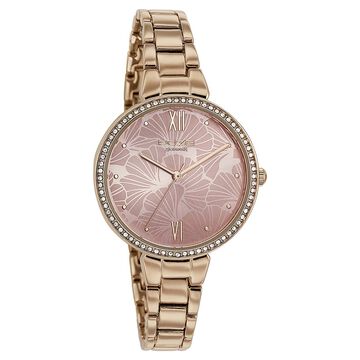 Sonata Poze Quartz Analog Pink Dial Metal Strap Watch for Women