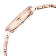 Titan Aura Quartz Analog Rose Gold Dial Stainless Steel Strap Watch for Women - image number 3