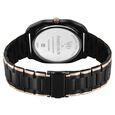 Vyb Aviator By Fastrack Quartz Analog Black Dial Two Toned Stainless Steel Strap Watch For Guys - image number 6