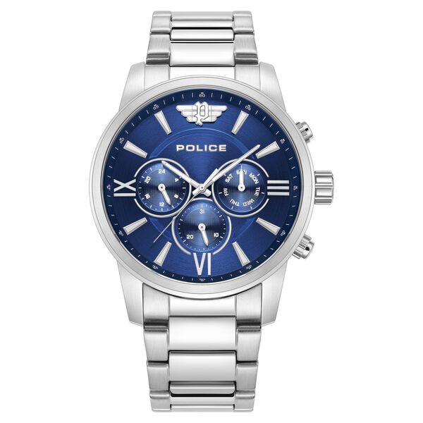 Police Blue Dial Quartz Multifunction Watch for Men - image number 0