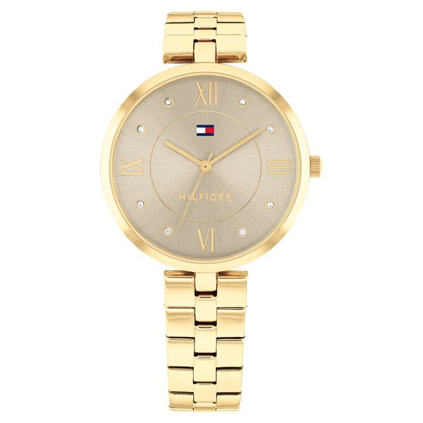 Tommy Hilfiger Quartz Analog Grey Stainless Steel Strap for Women - image number 0