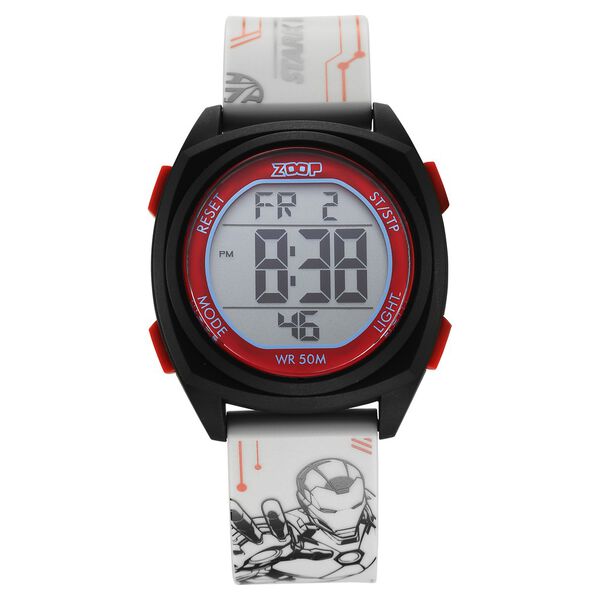 Zoop Marvel Digital Dial Polyurethane Strap with Iron Man Character Watch for Kids - image number 2