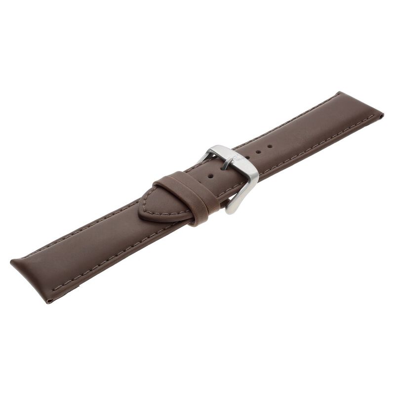 24 mm Brown Genuine Leather Straps for Men - image number 3