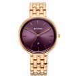 Titan Neo Quartz Analog White Dial Brown Leather Strap Watch For Women