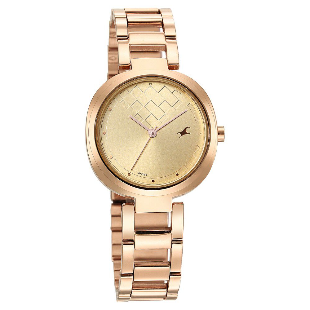 Fastrack golden shop watch